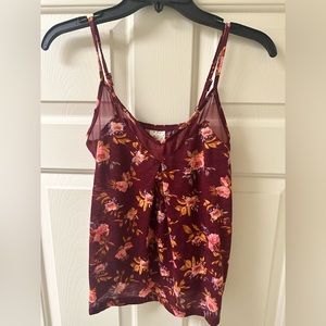 Cute, floral tank top.